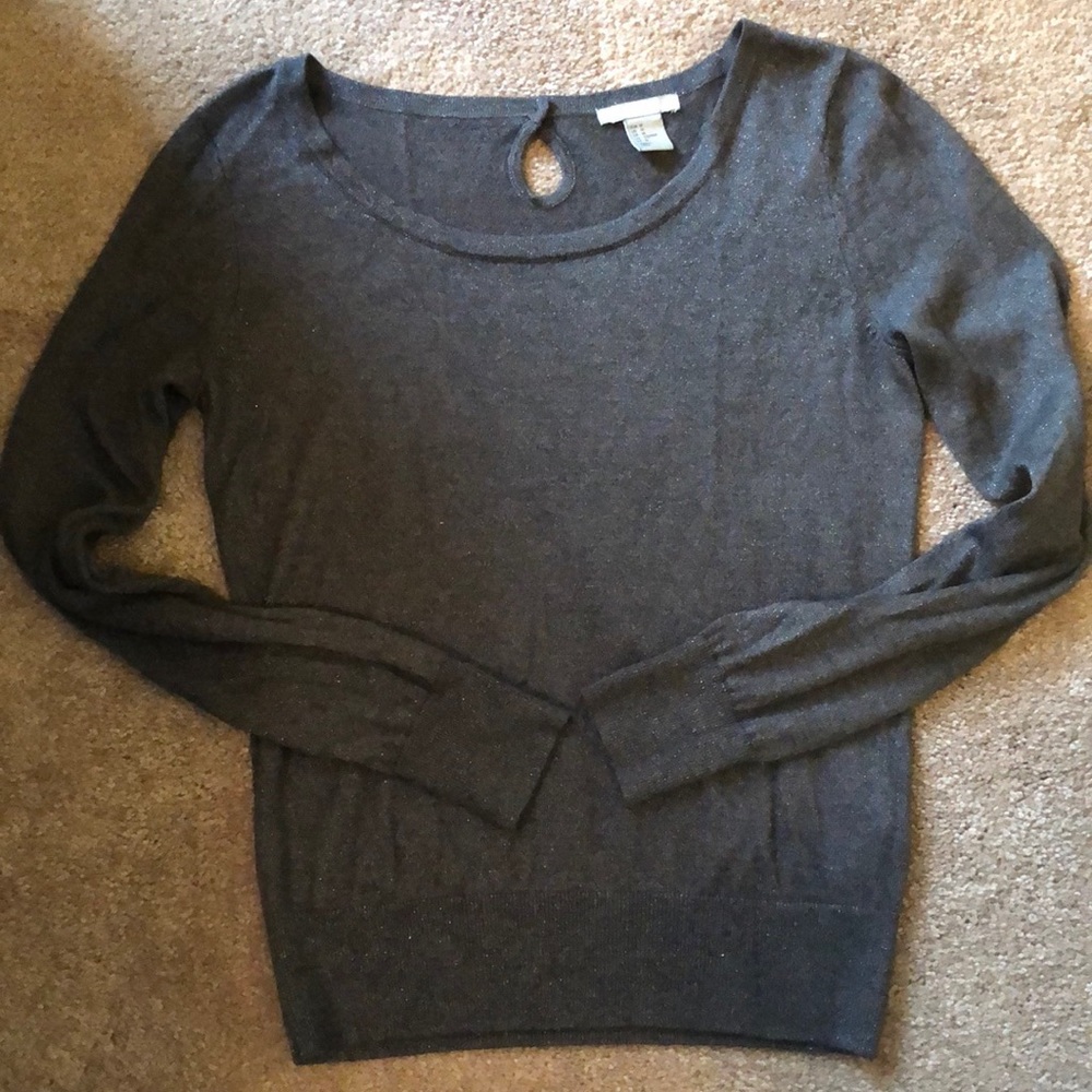 🌟 Sparkly Gray Sweater